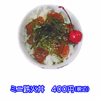 ミニ鉄火丼